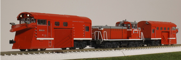 鉄道模型 DD16 304 ラッセル式 除雪車セット