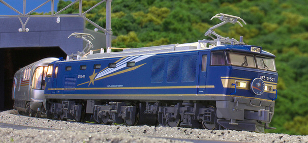 鉄道模型専門店 通販 EF510 500番台北斗星色 電気機関車