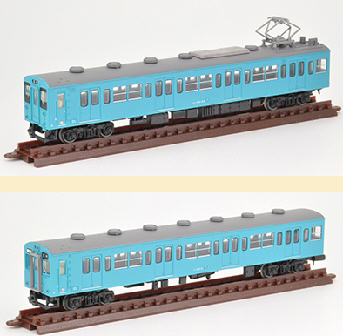 JR105系桜井線和歌山線(パンタグラフ増設車青色)2両セット 4箱